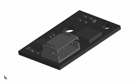 UM(2236) - Filament Flow Sensor PCB Left