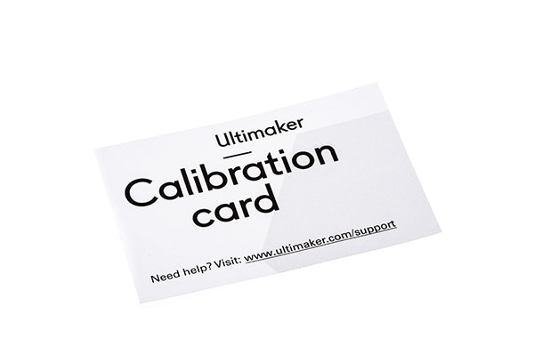 Ultimaker Calibration Card - Imaginables Australia | Ultimaker & Dremel 3D Printers